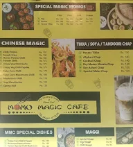 Momo Magic Cafe menu 2