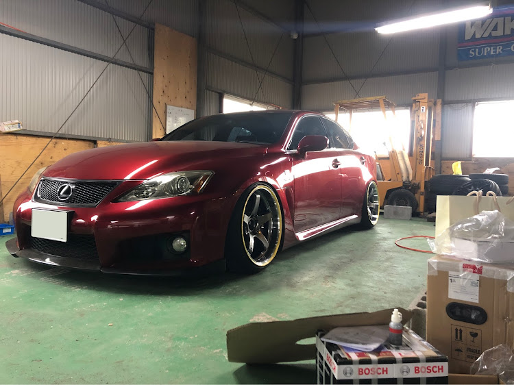 IS Fの#ISF・#use20・#レクサス・#V8・ADVAN GTに関するカスタム事例の投稿画像1枚目