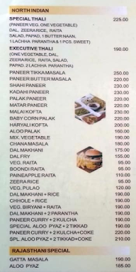 Bombay Misthan Bhandar menu 1