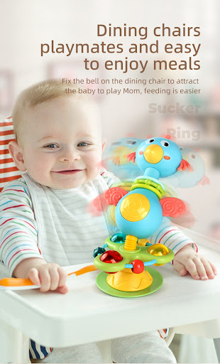 Title 11, Infant Table and Chair with Sucker Base, Rattle...