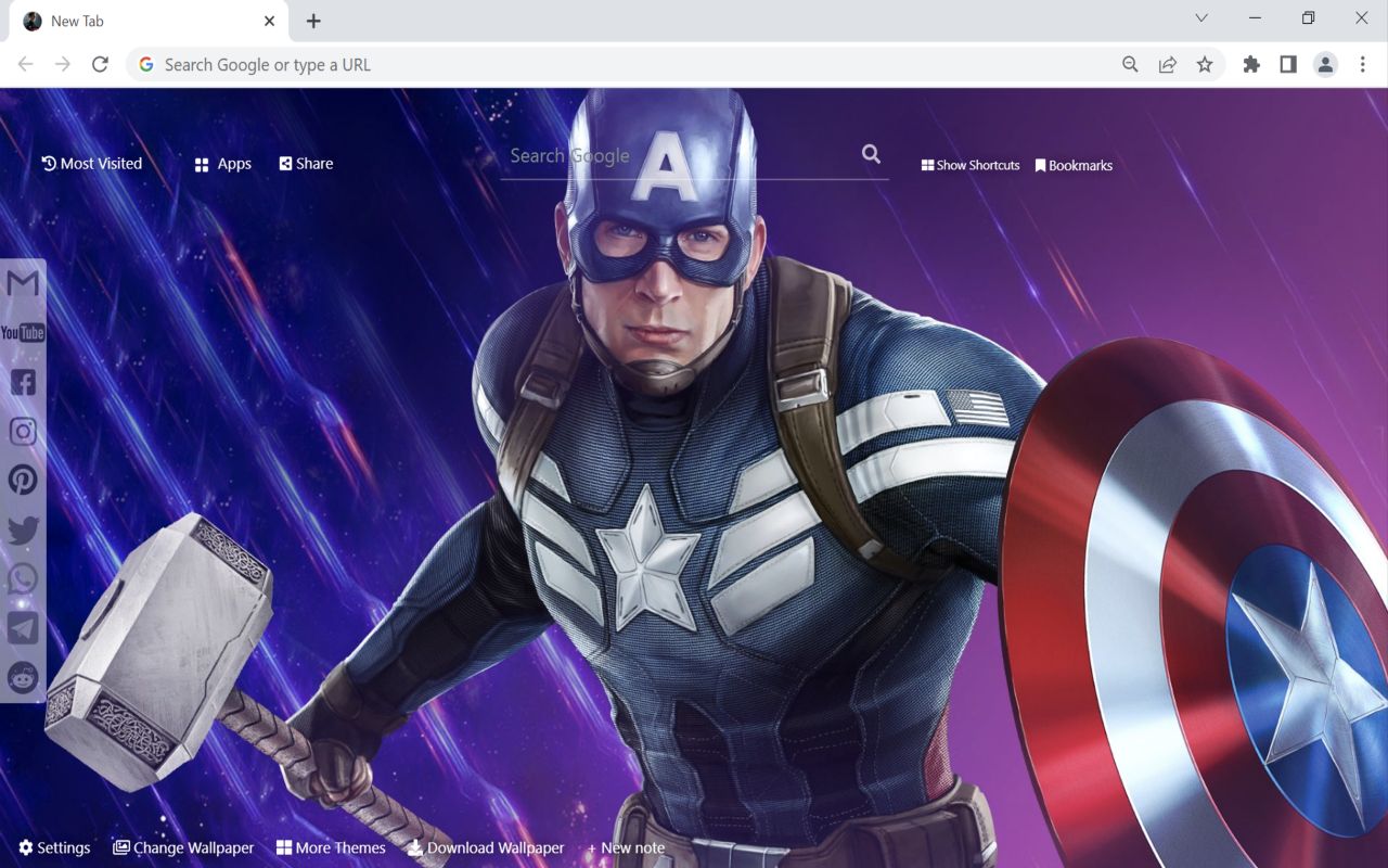 Captain America Wallpaper Preview image 2