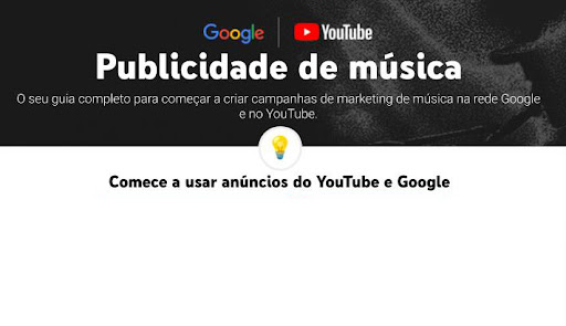 Documento de uma página: promover música e artistas com os anúncios Google