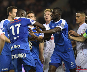 Genk-middenvelder Seck reageert op zijn ingreep die vooraf ging aan de uitsluiting van Luyindama