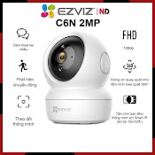 Camera Wifi Ezviz C6N Full Hd 1080P 2Mp Xoay 360 Bảo Hành Chính Hãng 2 Năm - Đàm Thoại 2 Chiều Giám Sát An Ninh