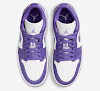 air jordan 1 low “psychic purple” psychic purple/white