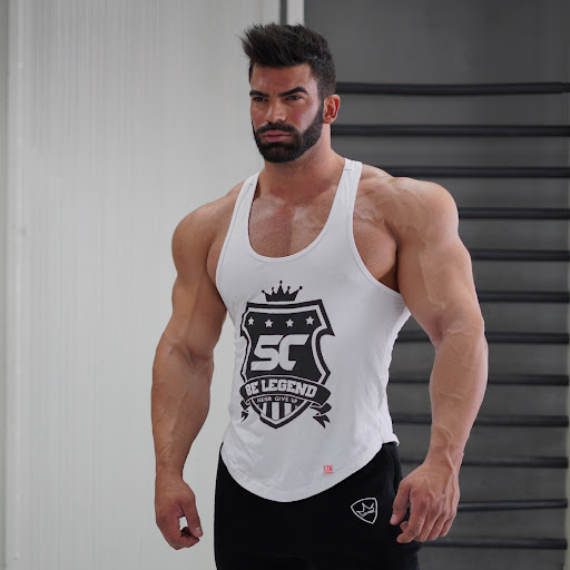 Title 7, Sports Mens Vest Cotton Hurdles, perfect for t...