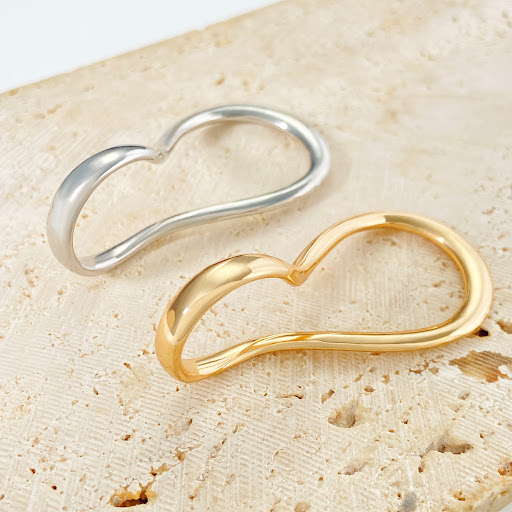 Title 6, Alloy Mobius Strip Twisted Number 8 Creative Ri...