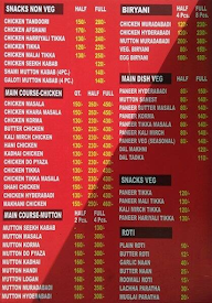 Mohamad Awaan Shahi Biryani menu 1