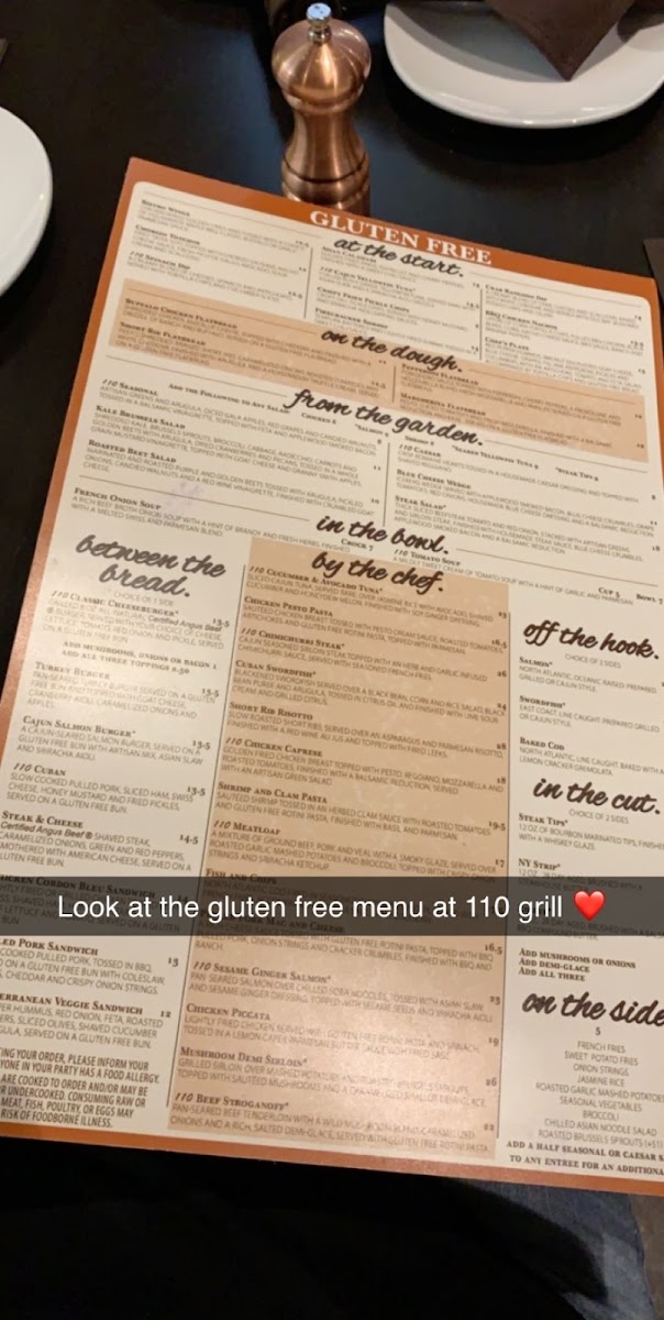 I was so happy!! I have celiacs and asked for a gf menu and immediately after being seated waiter asked the table if anyone had any food allergy’s! The food was amazing and they even had gf dessert!
