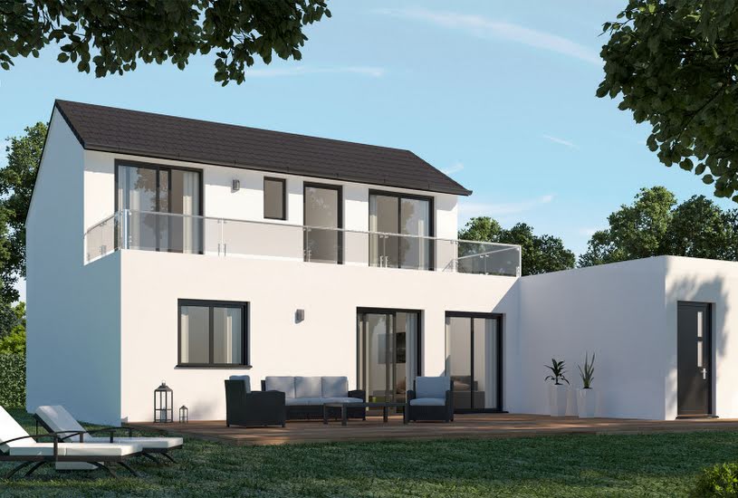  Vente Terrain + Maison - Terrain : 487m² - Maison : 102m² à Grandchamps-des-Fontaines (44119) 