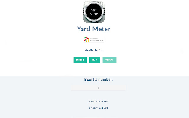 Yard Meter chrome extension