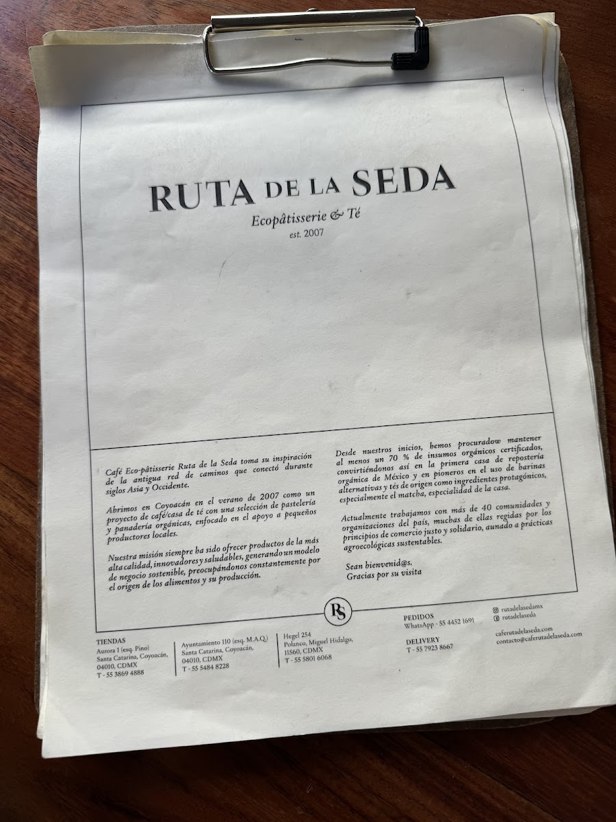 Gluten-Free at Café Ruta de la Seda