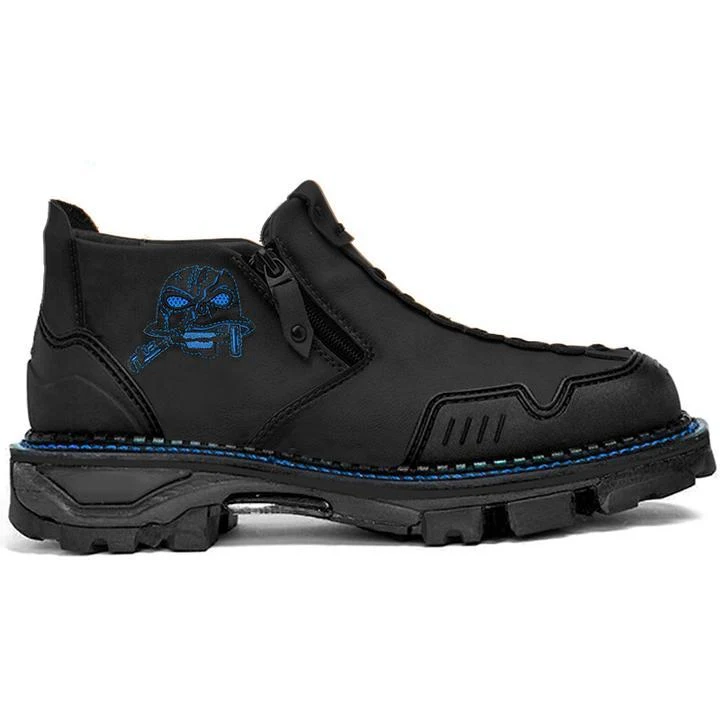 Title 5, Botines de calavera de Halloween para hombre, m...