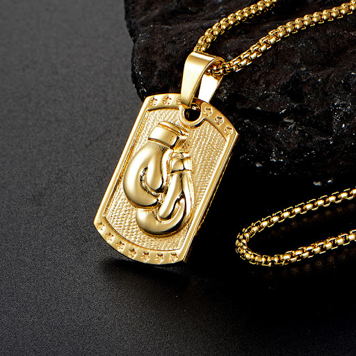 Title 5, Boxing Gloves Necklace Pendant