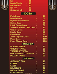 Dakkhan - South Indian Heaven menu 2