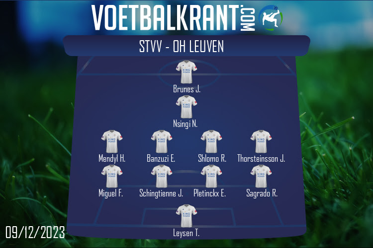 Opstelling OH Leuven | STVV - OH Leuven (09/12/2023)