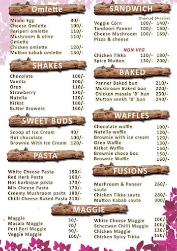 Food Peddler menu 