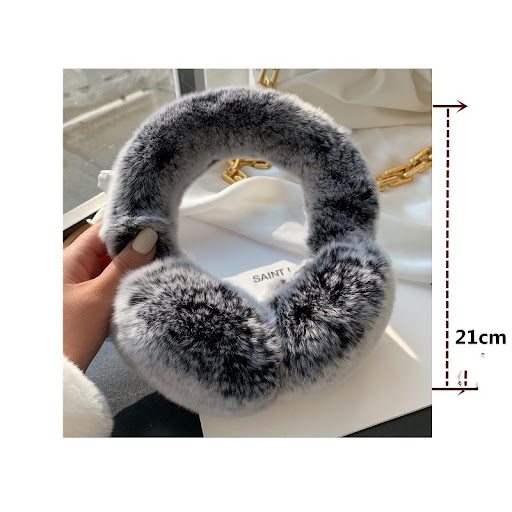 Title 11, Plush Cute Fashion Ear Bag Ear Warmer Keep your...
