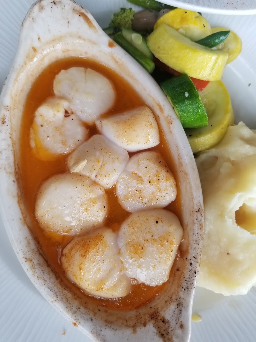 Gf broiled scallops