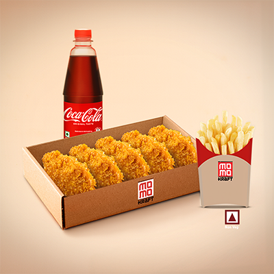 Chicken Kurkure Momos & Fries Meal