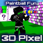 Cover Image of Tải xuống Paintball Fun 3D Pixel Online 1.10 APK
