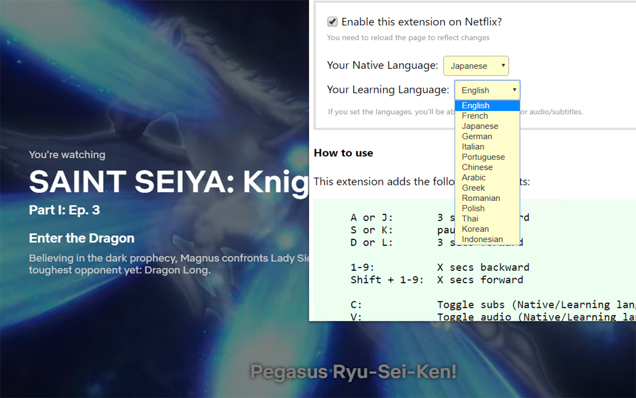 Netflix Keyboard Shortcuts Plus Preview image 3