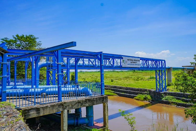 Ahero Irrigation Scheme pump station in Nyando subcounty, Kisumu county.