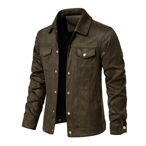 Title 5, Fashion Slimming Mens Polo Collar Jacket Casua...