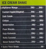 Original Ice Creams menu 2