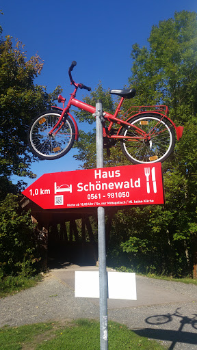 Rotes Fahrrad