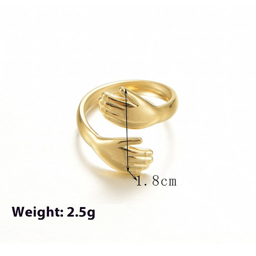 Title 1, Niche Stainless Steel Palm Ring Adjustable – Ex...