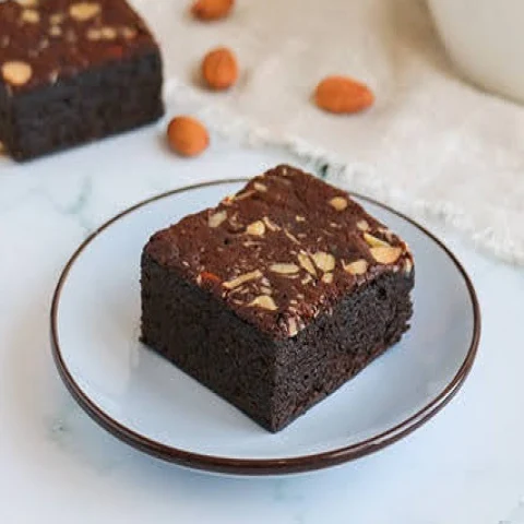 Whole Wheat Chocolate Jaggery Walnut Brownie (120g)