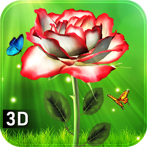 White Rose Live Wallpaper 3D 2019
