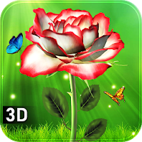 White Rose Live Wallpaper 3D 2019