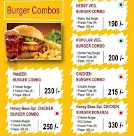 Honey bees menu 2