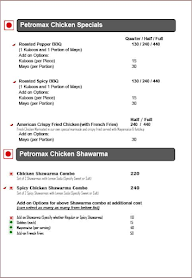 Petromax Light menu 3