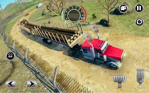 Road Train Truck Driving Sim: Long Trailer Cargo screenshot 2