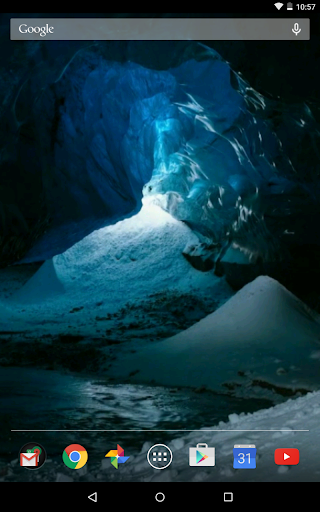 Ice cave video wallpaper