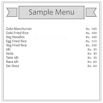 Hotel Shubhasagar menu 