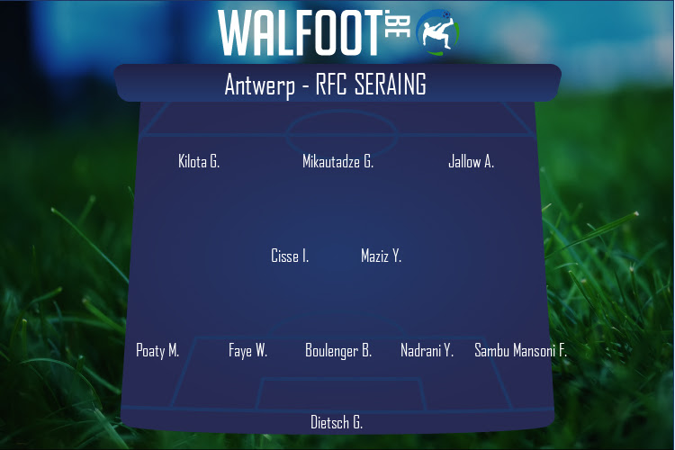 Composition RFC Seraing | Antwerp - RFC Seraing (19/09/2021)