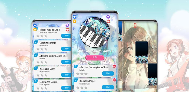 Anime Dream Piano Bang Tiles