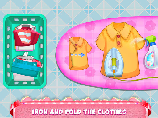 Code Triche Maman Bébé vêtements La lessive Blanchisserie APK MOD 5