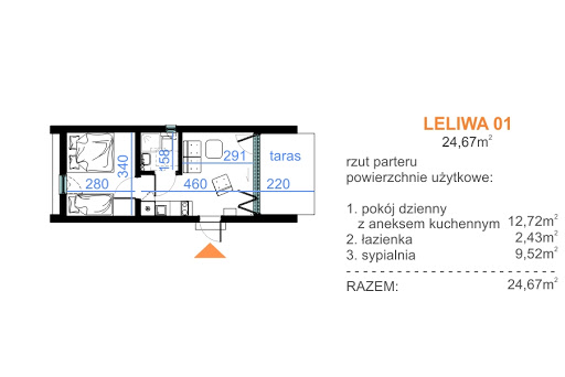 Leliwa 01 - Rzut parteru