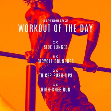 Workout of the Day - Instagram Post template