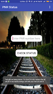 PNR Status - náhled