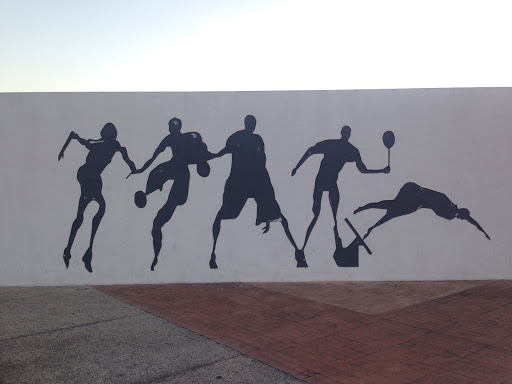 Mural Deportistas Bicentenario 