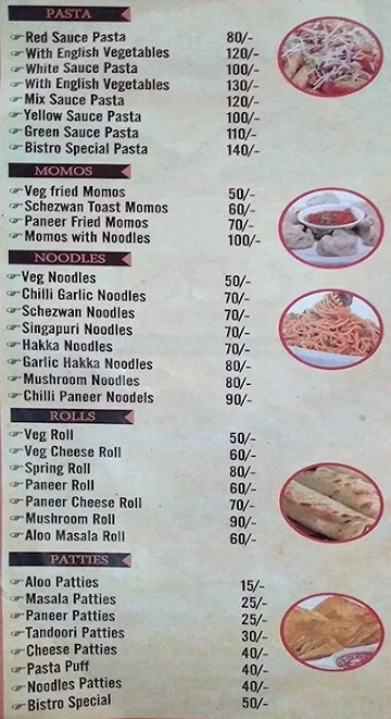 Desi Bistro menu 