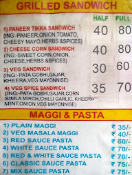 Pandey Ji Shop menu 1