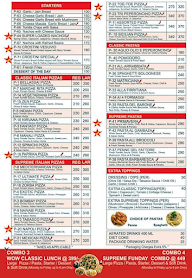 Pizza Stop menu 1