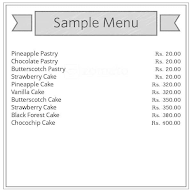 Narang Bakery menu 1